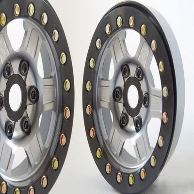 SSD RC 1.9" Challenger Beadlock Wheels (Grey) (2)