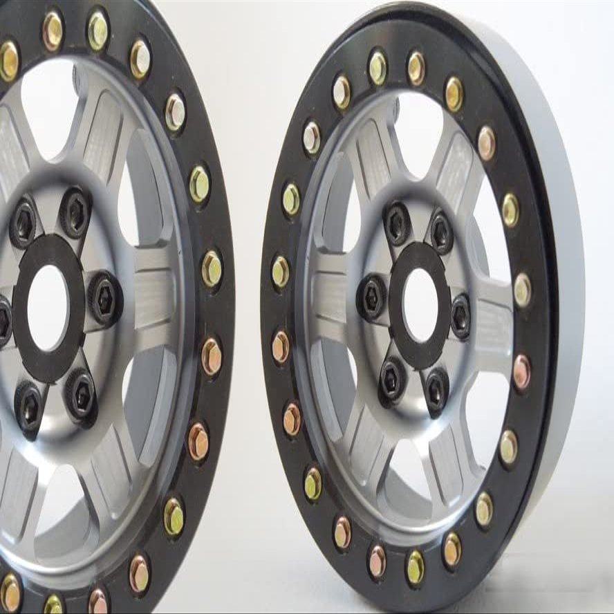 SSD RC 1.9" Challenger Beadlock Wheels (Grey) (2)