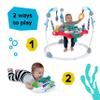 Baby Einstein Ocean Explorers Airplane Adventure 2-in-1 Interactive Baby Jumper Activity Center with Lights Ages 6 Months +, Max Weight 25 lbs., Unisex view 2
