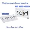 Eyewords Sight Word Flash Cards with Sound Mapping & Phonics, Set 1 (High-Frequency Words 150) - Picture-Embedded, Multisensory Learning for Pre K - Grade 3 - Homeschool & Classroom Use - Model EW-25 view 2