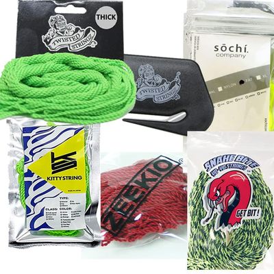 Sample Pack of Our 5 Most Popular Yo-Yo Strings - Free String Cutter - Kitty, Zeekio, Sochi, Twisted, Snake Bite
