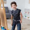 Bumkins Disney Short Sleeve Smock, Toddler Reusable Waterproof Bib for Girls and Boys 3-7 Years, Junior Childrens, Kids Paint Apron, Arts, Crafts and Play with Pocket, Soft Fabric, Mickey Mouse Icon view 2