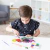 Bumkins Disney Short Sleeve Smock, Toddler Reusable Waterproof Bib for Girls and Boys 3-7 Years, Junior Childrens, Kids Paint Apron, Arts, Crafts and Play with Pocket, Soft Fabric, Mickey Mouse Icon view 3