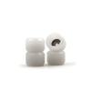 SPITBOARDS Fingerboard Pro Wheels with Real Ball Bearings, Professional CNC Polyurethan Quality, Street Wheels Shape (White) view 2