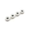 SPITBOARDS Fingerboard Pro Wheels with Real Ball Bearings, Professional CNC Polyurethan Quality, Street Wheels Shape (White) view 3