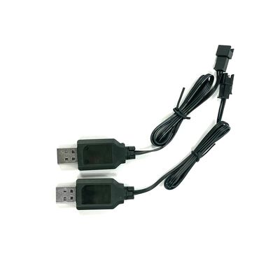 2 Pack 7.4V SM-3P USB Charger Cable Replacement for CROBOLL 1:12 RC Truck Battery