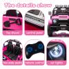 OTTARO Ride on Cars Vehicles 2 Seater, Battery Powered 12V Large Electric Truck for Kids with Remote Control, Spring Suspension, LED Lights, Music(Pink) view 3