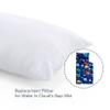 Wake In Cloud - Nap Mat Pillow Insert Replacement, for Kids Toddler Boys Girls Daycare Preschool Kindergarten, Soft Lightweight, 20x10 Inches view 2