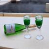 Agatige 10 Sets Dollhouse Champagne Set, 1:12 Simulation Mini Exquisite Workmanship Dollhouse Accessories for Dollhouse Decor view 4