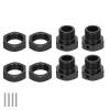 RCAWD Wheel Hex & Wheel Nut 24mm for KRATON 8S & Outcast 8S Upgrades,Wheel Hub Adaptor for 1/5 ARRMA 8S Parts #ARA310928#ARA310929 Black view 1