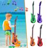 Inflatable Guitar Toys for KidsLarge Inflatable Blow Up Air Guitar Toy Fancy Dress Party for Birthday Party Decor (C - Orange) view 2