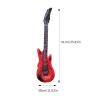 Inflatable Guitar Toys for KidsLarge Inflatable Blow Up Air Guitar Toy Fancy Dress Party for Birthday Party Decor (C - Orange) view 4