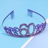FOMIYES Elegant Headwear Number Crown Hair Accessories Birthday Cake Decor Women's Headdress Crown view 4