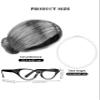 Cooraby 3 Piece Halloween Grey Wig Grandma Wig Glasses Artificial Pearl Necklace Fancy Granny Costume Set view 2