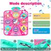 Kusntin Unicorn Dance Mat, Dance Mixer Rhythm Step Play Mat, Pink Dance Pad with LED Lights, Adjustable Volume, Built-in Music, 5 Game Modes, Xmas B-Day Gifts for 3-12 Years Old Girls Toys view 4