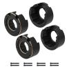 Hobbypark Front and Rear Heavy Brass Outer Portal Covers Weights for TRX4 Upgrades fit TRX-6 Crawler, 73.5g/Each (4-Pack) view 1