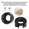 Hobbypark Front and Rear Heavy Brass Outer Portal Covers Weights for TRX4 Upgrades fit TRX-6 Crawler, 73.5g/Each (4-Pack) view 2