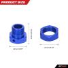 RCAWD KRATON 8S & Outcast 8S Wheel Hex & Wheel Nut 24mm Upgrades, Wheel Hub Adaptor for 1/5 ARRMA 8S Parts #ARA310928#ARA310929 Blue view 3