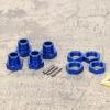 RCAWD KRATON 8S & Outcast 8S Wheel Hex & Wheel Nut 24mm Upgrades, Wheel Hub Adaptor for 1/5 ARRMA 8S Parts #ARA310928#ARA310929 Blue view 4