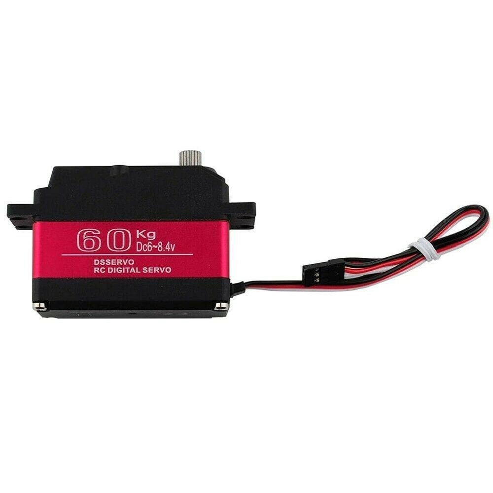 60kg RC Car Metal Gear Digital Steering Servo Model Car DIY Replacement for Axial SCX6 1/6