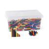 hand2mind - 42852 Plastic Cuisenaire Rods Classroom Kit (15 Sets of 74 Pieces) & Learning Resources 9"X 11" Double Sided x-Y Axis Dry Erase Mats,Ages 6+ view 2