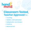 hand2mind - 42852 Plastic Cuisenaire Rods Classroom Kit (15 Sets of 74 Pieces) & Learning Resources 9"X 11" Double Sided x-Y Axis Dry Erase Mats,Ages 6+ view 4