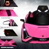 INFANS 12V Licensed Lamborghini Sian Kids Ride On Car with Parent Remote Control, Spring Suspension, MP3 Player, Electric Toy Roadster Carbon Fiber Textured for Toddler (Pink) view 2