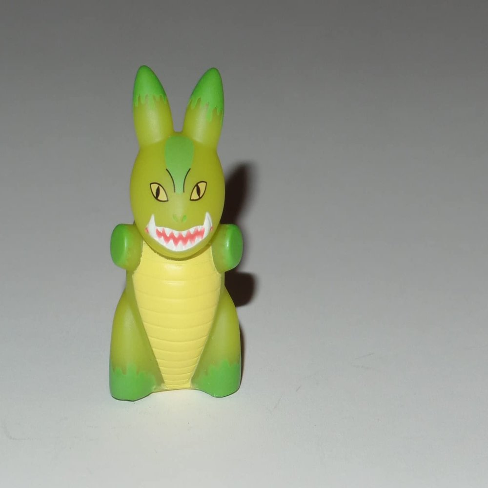 Kidrobot Lore of The Labbits Green Kaiju 1.5" Vinyl Figure Mini Series Frank Kozik