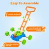 Bubble Makers Music Bubble Machine Funny Bubble Car Toy with Wheels, Birthday Gift for Children for Games Party Outdoor Activity view 4