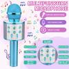 Viposoon Kids Gifts for 6 7 8 9 10 11 Year Old Boys Girls, Karaoke Microphone for Kids Popular Toys for 5-12 Year Old Boys Girls Christmas Birthday Gifts for Toddler Teenage Girl Boy - Blue view 2