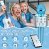 Viposoon Kids Gifts for 6 7 8 9 10 11 Year Old Boys Girls, Karaoke Microphone for Kids Popular Toys for 5-12 Year Old Boys Girls Christmas Birthday Gifts for Toddler Teenage Girl Boy - Blue view 3
