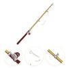 Zerodeko 2PCS Miniature Fishing Poles for Crafts, Dollhouse Fishing Pole Rod, Mini Fishing Pole Model for Mini House Decoration view 4