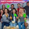 4 Pieces Jumbo Hand Clappers 11 Inch Noise Makers Party Favors Giant Large Hand Clappers Noise Makers for Sporting Events Cheers Ball Dance Basketball Football Noisemakers (Green) view 3