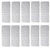 10 Microfiber Inserts for Junior Diapers 3 Layer 6.6inchesX16.1inches (10 Microfiber Inserts) view 1