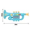 Musical Instruments, Kid Trumpet Children Preschool Music Toy for Boys and Girls(Blue) view 2