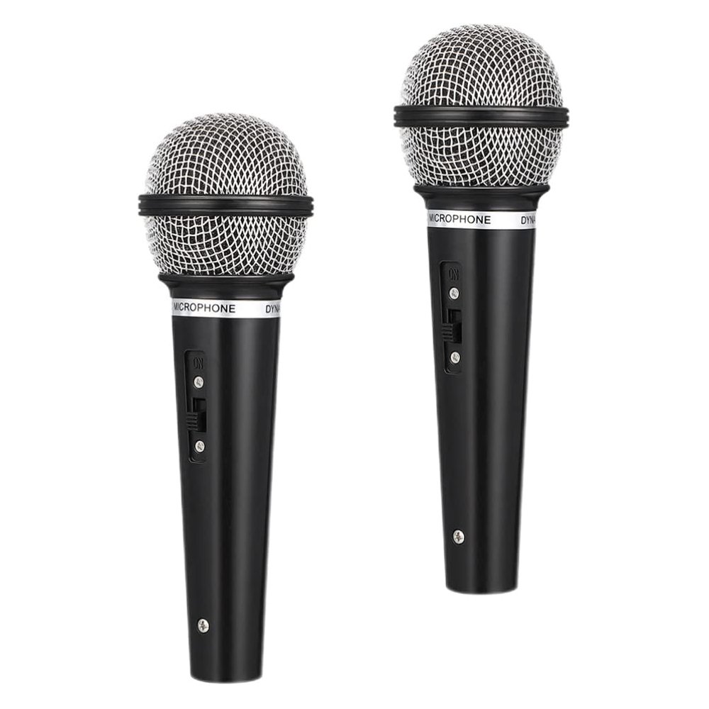 Toddmomy 2pcs Children Props Microphone Kids Star Toy Microphone Toy Microphone Prop Kid Microphone Toys Prop Microphone Children Microphone Microphones Toddler Pillar Plastic