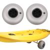 CNCEST Beach Replacement Balloon Wheels Tires 2-Pack,Beach Sand Tires,Cart Tires for Kayak Dolly Canoe Boat Buggy Carrie (2pcs 10") view 1