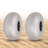 CNCEST Beach Replacement Balloon Wheels Tires 2-Pack,Beach Sand Tires,Cart Tires for Kayak Dolly Canoe Boat Buggy Carrie (2pcs 10") view 3