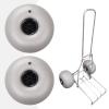 CNCEST Beach Replacement Balloon Wheels Tires 2-Pack,Beach Sand Tires,Cart Tires for Kayak Dolly Canoe Boat Buggy Carrie (2pcs 16") view 4