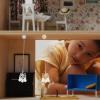 Toddmomy 2pcs Miniature Chandelier Model Dollhouse Ceiling Light Mini House Hanging Lamp Photo Booth Props for DIY Dollhouse Play House Accessories view 2