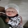 KOKOMANDY Realistic Newborn Baby Boy Dolls 20Inch 50cm Sleeping Doll Soft Silicone Cute Premature Reborn Girl (Boy) with Eyes Closed That Looking Real Toy Gifts Rbg White - Boy view 3