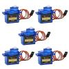 Beffkkip RC Servo 5Pcs SG90 9g Micro Servos for RC Robot Helicopter Airplane Controls Car Boat Mini Servo view 1