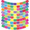 10 Pack Mexican Party Banners Total 170 Feet, Paper Picado Banner Mexican Party Decorations Day of The Dead Fiesta Decorations for Dia De Los Muertos Decor Supplies view 1