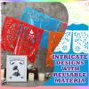 10 Pack Mexican Party Banners Total 170 Feet, Paper Picado Banner Mexican Party Decorations Day of The Dead Fiesta Decorations for Dia De Los Muertos Decor Supplies view 4