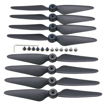 Blomiky 2 Sets 8 Pack F7 Foldable Propellers Replace Spare Pros Compatible with Bwine F7GB2 F7 SJRC F7S F7 4K 9800FT RC Quadcopter Drone F7 Propeller 2