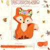 Suilung Fox Pinata Woodland Theme Birthday Decorations Pinata Include Stick Blindfold Confetti Woodland Fox Themed Birthday Party Supplies for Party Decor view 2