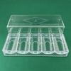 CUNHUY 2PACK Clear Acrylic Poker Chip Rack with Cover/Casino Chip Tray with Lid, Holds 100 Chips Each view 3