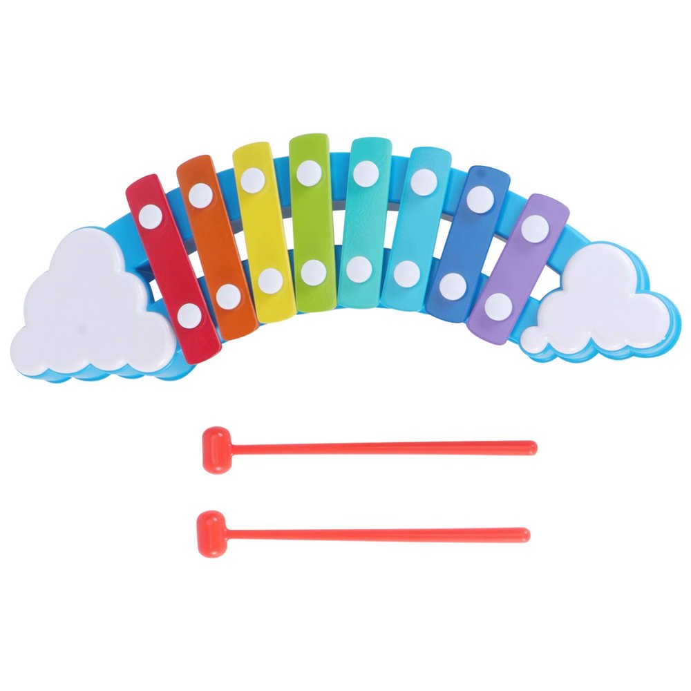 1 Set Percussion Instrument Toys Educational Baby Toys Kid Piano Playset Children's Piano for Baby for Musical Music Knock Puzzle Plastic Toddler