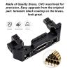 Hobbypark 116.5g Heavy Brass Front Bumper Mount Servo Mounts Bracket Stand Weights Compatible with TRX4 Defender Bronco Sport Blazer Crawler view 2