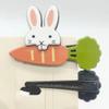 Baby Girls Carrot Hair Clips Pin Easter Bunny HairClips Carrot Hair Barrettes Pin JHE27 (Bunny Carrot) view 3